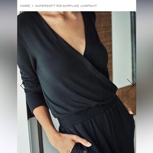 Splendid Black Jumpsuit